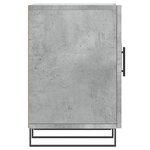 vidaXL Meuble TV gris béton 150x30x50 cm bois d'ingénierie