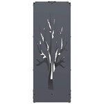 vidaXL Portant de bois chauffage anthracite 40x30x80 cm