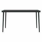 vidaXL Ensemble à manger jardin coussins 5Pièces marron poly rotin verre