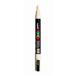 Marqueur pointe conique fine pc3m 0 9 - 1 3mm beige x 12 POSCA