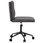 vidaXL Chaises à manger lot de 2 gris similicuir