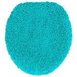 vidaXL Tapis de bain 3 Pièces Turquoise 50 x 50 cm Polypropylène