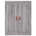 vidaXL Armoire murale sonoma gris 69 5x34x90 cm bois d'ingénierie