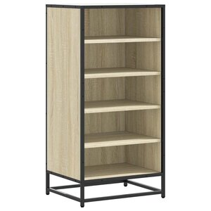 vidaXL Étagère à chaussures chêne sonoma 48x38x97 5 cm bois ingénierie