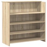 vidaXL Bureau réception chêne sonoma 180x50x103 5 cm bois d'ingénierie