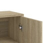 vidaXL Buffets 2 Pièces chêne sonoma 60x31x84 cm bois d'ingénierie