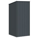 vidaXL Abri de jardin Anthracite 87x98x159 cm Acier galvanisé
