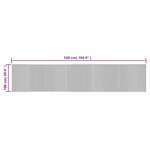 vidaXL Tapis rectangulaire naturel clair 100x500 cm bambou