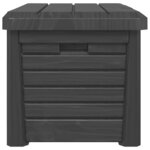 vidaXL Boîte à coussins d'extérieur anthracite polypropylène