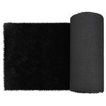 vidaXL Gazon artificiel Noir 2 x 1 m Polypropylène