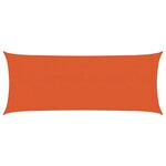 vidaXL Voile d'ombrage 160 g/m² Orange 2x5 m PEHD