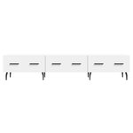 vidaXL Meuble TV blanc 150x36x30 cm bois d'ingénierie