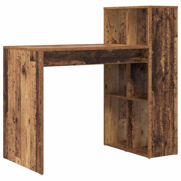 vidaXL Bureau Bois Ancien 108 x 55 x 103.5 cm Bois d'ingénierie