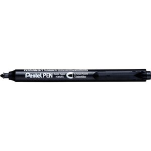 Marqueur permanent Pentel NXS15 rétractable noir, bleu ou rouge