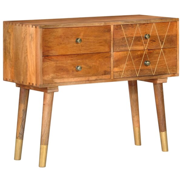 vidaXL Buffet 85x40x70 cm Bois de manguier solide
