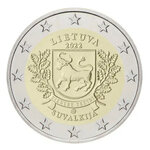 2 euros commémorative Lituanie 2022 - Suvalkija.