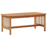 vidaXL Salon de jardin 2 Pièces Bois d'acacia solide