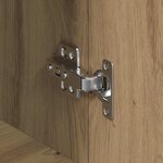 vidaXL Buffet chêne artisanal 120 x 36 x 69 cm Bois d'ingénierie