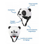 Casque velo et trottinette panda 3D tailleXS
