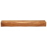 vidaXL Étagères murales 2 Pièces 80x17x8 cm bois massif d'acacia