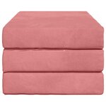 vidaXL Canapé-lit pliable 80 x 67 x 45 cm Rose