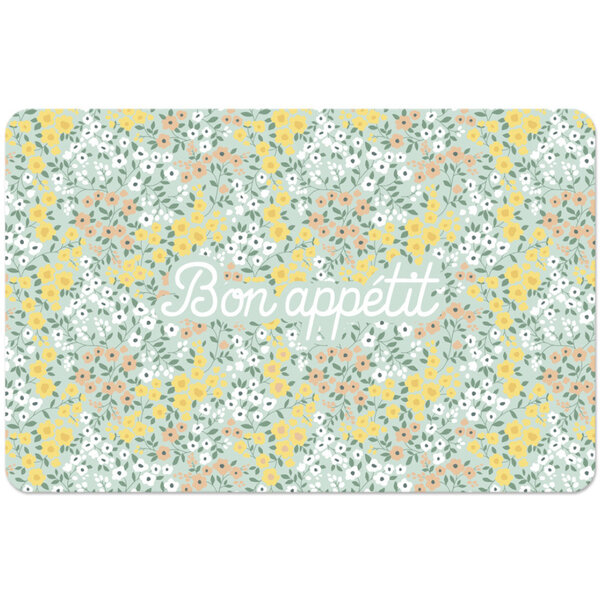 Set de table bon appétit vert tendre