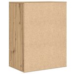vidaXL Buffet Chêne artisan 60 x 39 x 80 cm Bois d'ingénierie