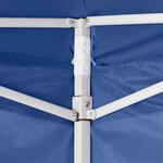 vidaXL Tente de fête 200 x 200 x 315 cm Bleu Tissu Oxford