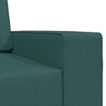 vidaXL Canapé Lit 2-en-1 Vert Foncé 245x150x60.5 cm Tissu