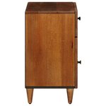 vidaXL Cabinet de chevet Marron 50 x 33 x 60 cm Bois de mangue massif