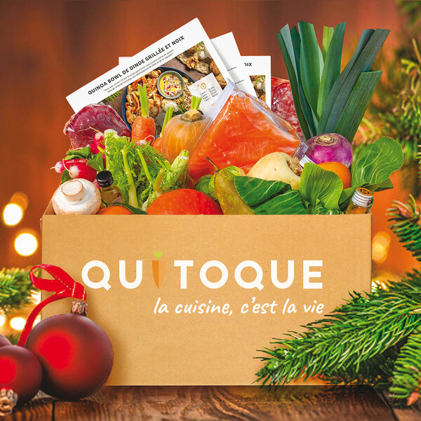 Box de noël à cuisiner 4 personnes 3 repas - smartbox - coffret cadeau gastronomie