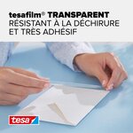 Pack de 6 Rubans Adhésif tesafilm Office Box 66m x 25mm Transparent TESA