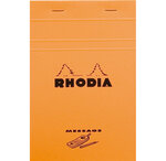 Bloc ORANGE Message 11x17cm 80 feuilles agrafées 80g RHODIA