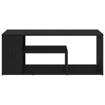 vidaXL Table basse Chêne noir 100 x 50 x 40 cm Bois d'ingénierie