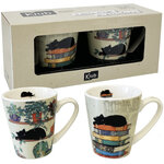Set expresso 2 tasses chatons de amys bug art