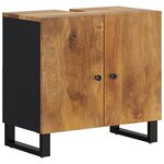 vidaXL Meuble d'évier 62x33x58 cm bois de manguier et d'ingénierie