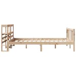 vidaXL Cadre de lit avec tête de lit sans matelas 120x200 cm