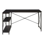Bureau table poste de travail 137 x 88 x 75 cm noir 03_0009065
