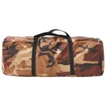 vidaXL Tente igloo de camping 650x240x190 cm 8 personnes Camouflage