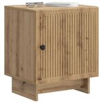 vidaXL Cabinet de chevet 2 pc Chêne artisanal 43 x 34 5 x 50 cm