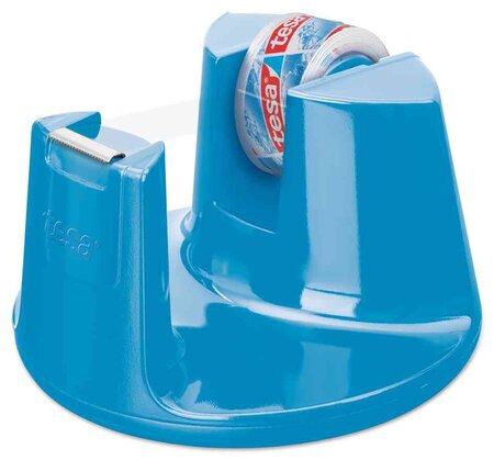 Dévidoir de table easy cut compact, équipé, bleu tesa