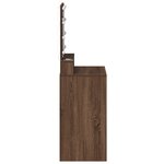 vidaXL Coiffeuse Chêne brun 50 x 41 x 135 cm Bois d'ingénierie