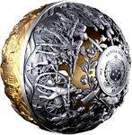 Pièce de monnaie en Argent 5 Dollars g 62.2 (2 oz) Millésime 2026 Filigree Spherical REVOLUTION AND FREEDOM