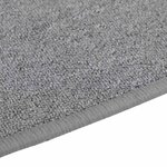 vidaXL Tapis Couloir Gris clair 80 x 500 cm 100 Polypropylène