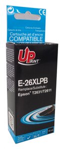 Cartouche encre UPrint compatible EPSON T26XL noir photo