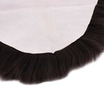 vidaXL Tapis en peau de mouton 60 x 90 cm Marron