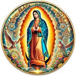 Pièce de monnaie en Argent g 31.1 (1 oz) Millésime 2024 OUR LADY OF GUADALUPE