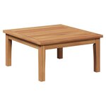 vidaXL Ensemble de banc de jardin en bois massif Teck