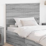 vidaXL Tête de lit Gris Sonoma 100 cm Bois d'ingénierie