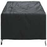 vidaXL Housse de chaise de jardin Noir 90 x 90 x 50 / 75 cm Tissu 210D